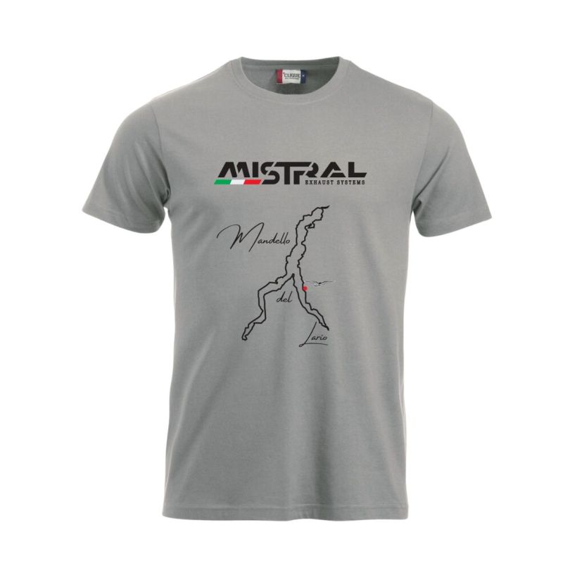 T-Shirt Lac de Come Gris - Mistral