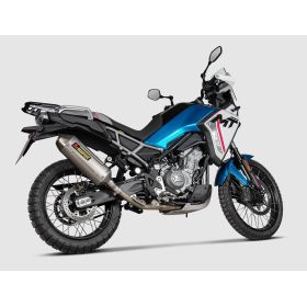 Silencieux Akrapovic S-CF4SO2-HFTT – CF Moto 450 MT (2024+) – Performance et Son Racing