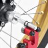 Équilibreuse de Roue Moto Pliable DRC 5" avec Doigt de Précision