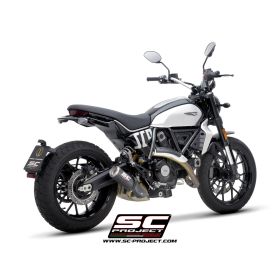 Silencieux EURO5+ Ducati Scrambler 800 2025 / CR-T carbone SC Project D40B-38CR