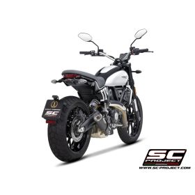 Silencieux EURO5+ Ducati Scrambler 800 2025 / CR-T carbone SC Project D40B-38CR