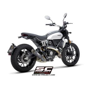 Silencieux EURO5+ Ducati Scrambler 800 2025 / S1 titane noir SC Project D40B-T41MB