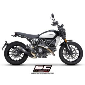 Silencieux EURO5+ Ducati Scrambler 800 2025 / S1 titane noir SC Project D40B-T41MB