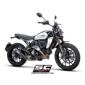 Silencieux EURO5+ Ducati Scrambler 800 2025 / S1 titane noir SC Project D40B-T41MB