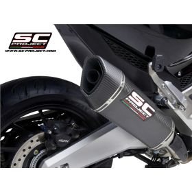 Échappement EURO5 SC1-R carbone SC Project Honda Forza 750 2021-2024