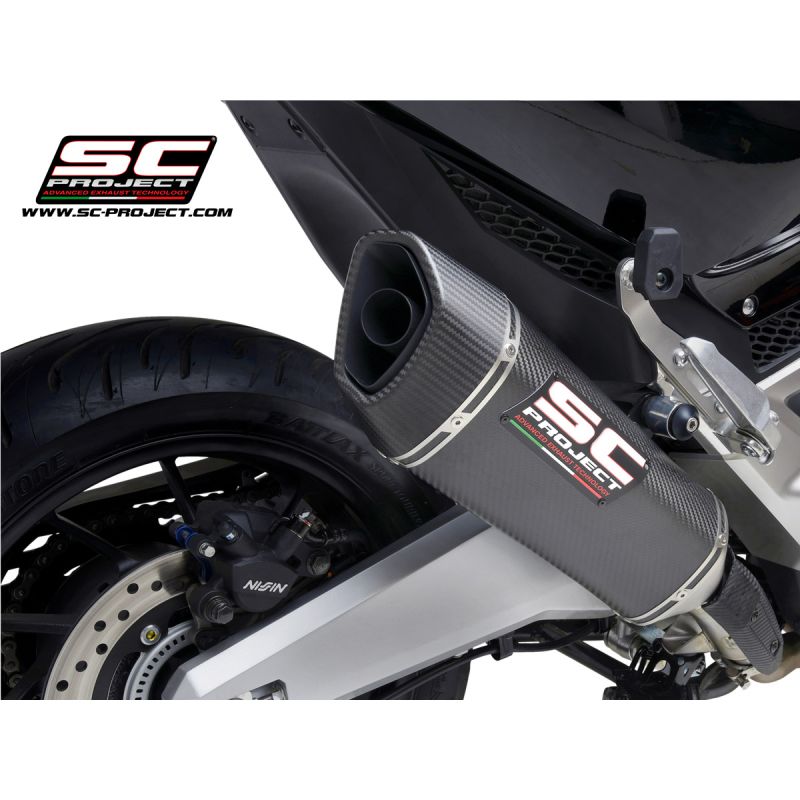 Échappement EURO5 SC1-R carbone SC Project Honda Forza 750 2021-2024