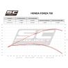 Échappement EURO5 SC1-R carbone SC Project Honda Forza 750 2021-2024