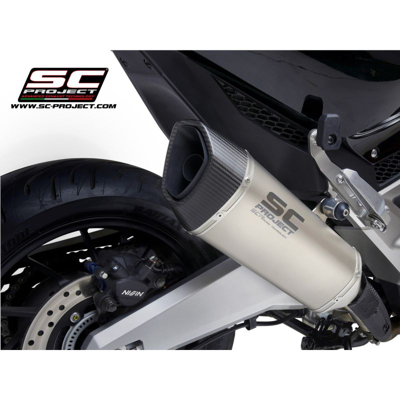 Échappement EURO5 SC1-R titane SC Project Honda Forza 750 2021-2024