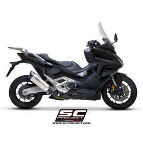 Échappement EURO5 SC1-R titane SC Project Honda Forza 750 2021-2024