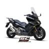 Échappement EURO5 SC1-R titane SC Project Honda Forza 750 2021-2024