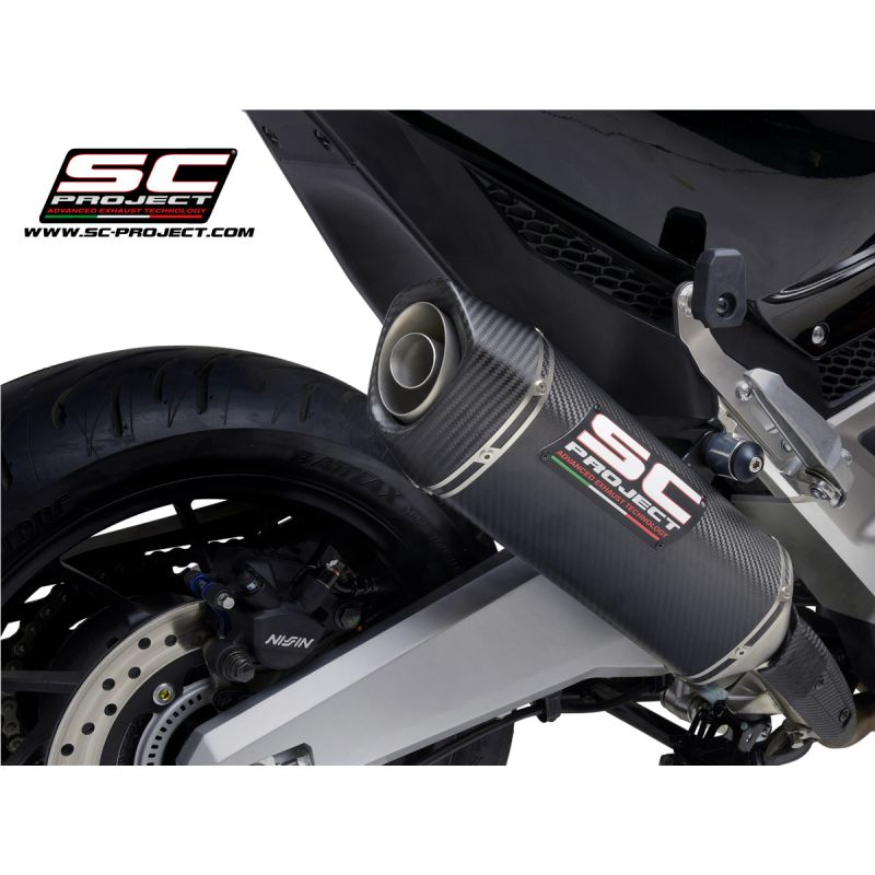 Échappement EURO5 SC1-S carbone SC Project Honda Forza 750 2021-2024