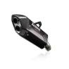 Systme d'chappement Akrapovic Slip On Noir. BMW R 1300 GS (23-), R 1300 GS Adv (24-).