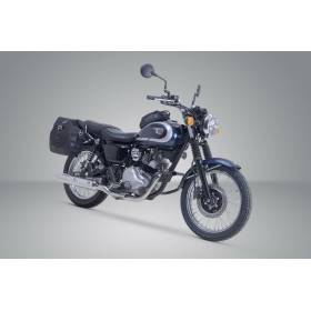 Legend Gear set sacoches lat. LC - Black Edition Kawasaki W230 (24-).