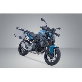 Kit valises en aluminium TRAX ADV Gris anodis. 37/37 l. BMW F 900 R / XR (24-).