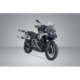 Kit valises en aluminium TRAX ADV + Akrapovic Argent. 45/45 l. BMW R 1300 GS (23-).