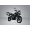 Kit valises en aluminium TRAX ADV + Akrapovic Argent. 45/37 L Triumph Tiger 900 (19-23).
