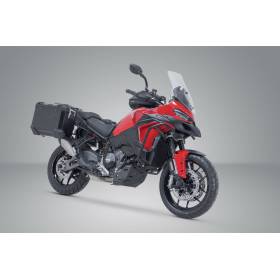 Kit valises TRAX ADV Noir. 37/37 l. Ducati Multistrada V2/V2S (24-).