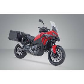 Kit valises TRAX ADV Noir. 45/45 l. Ducati Multistrada V2/V2S (24-).