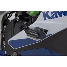 Kit de patins de cadre Noir. Kawasaki Ninja ZX4-RR (23-).