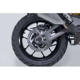 Roulettes de protection pour bras oscillant Noir. Ducati Multistrada V2 / V2 S (24-).