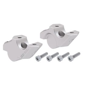Rehausse guidon BMW F900GS Adventure (2024-) - Hepco & Becker 30mm / 25mm Argent