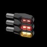 Feu arrière LED HIGHSIDER Ventura-X 3 en 1 – Clignotant, Feu Stop, Feu Arrière Noir (Paire) - 1140883
