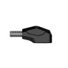 Clignotants Moto LED HIGHSIDER Ventura-X Noir/Teinté – Homologués E (Paire)