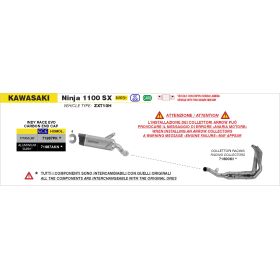 Silencieux Euro5+ Kawasaki Ninja 1100SX 2025 / Arrow 71987AKN