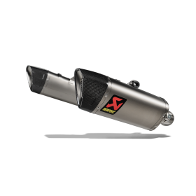 Silencieux double Homologué Ducati Hypermotard 698 / Mono / RVE (2025) - Akrapovic titane embout carbone