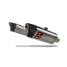 Silencieux double Homologué Ducati Hypermotard 698 / Mono / RVE (2025) - Akrapovic titane embout carbone