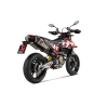 Silencieux double Homologué Ducati Hypermotard 698 / Mono / RVE (2025) - Akrapovic titane embout carbone