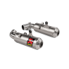 Silencieux double Homologué Ducati Multistrada V2 / S (21-24) - Akrapovic STREET Titane