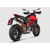 Silencieux double Homologué Ducati Hypermotard 950 / SP (19-24) - Akrapovic titane