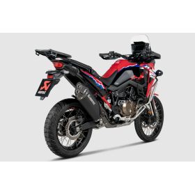 Silencieux Homologué Honda CRF1100L Africa Twin Adv Sports (24-25) - Akrapovic Titane embout Carbone