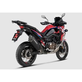 Silencieux Homologué Honda CRF1100L Africa Twin Adv Sports (24-25) - Akrapovic Titane embout Carbone