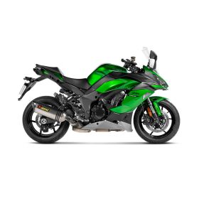 Silencieux Homologué Kawasaki Ninja 1000SX (20-24) - Akrapovic Titane Embout Carbone - S-K10SO24-HRT