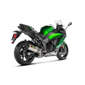 Silencieux Homologué Kawasaki Ninja 1000SX (20-24) - Akrapovic Titane Embout Carbone - S-K10SO24-HRT