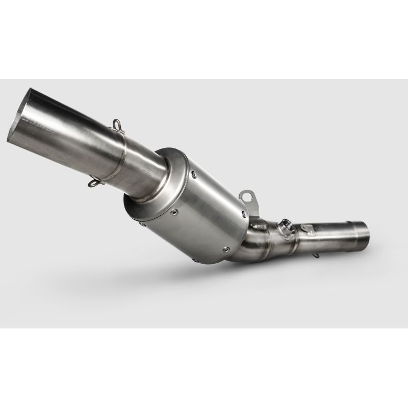 Tube de liaison Kawasaki Ninja ZX-6R (23-24) - Akrapovic Inox Tube de liaison Kawasaki Ninja ZX-6R (23-24) - Akrapovic Inox