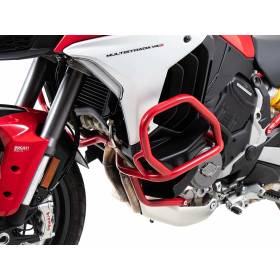 Barre de protection moteur Ducati Multistrada V4 / S / Pikes Peak / Rally / RS (2025-) / Hepco Becker Rouge