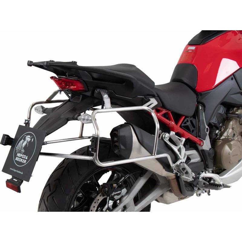 Support latéral pour Xplorer Cutout Ducati Multistrada V4 / S / Pikes Peak / Rally / RS (2025-) / Hepco Becker Support latéral pour Xplorer Cutout Ducati Multistrada V4 / S / Pikes Peak / Rally / RS (2025-) / Hepco Becker