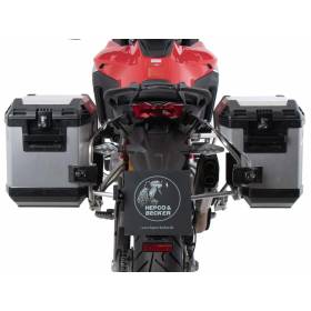 Kit valises valises latérales Ducati Multistrada V4 / S / Pikes Peak / Rally / RS (2025-) / Hepco Becker Argent