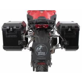Kit valises valises latérales Ducati Multistrada V4 / S / Pikes Peak / Rally / RS (2025-) / Hepco Becker Noir