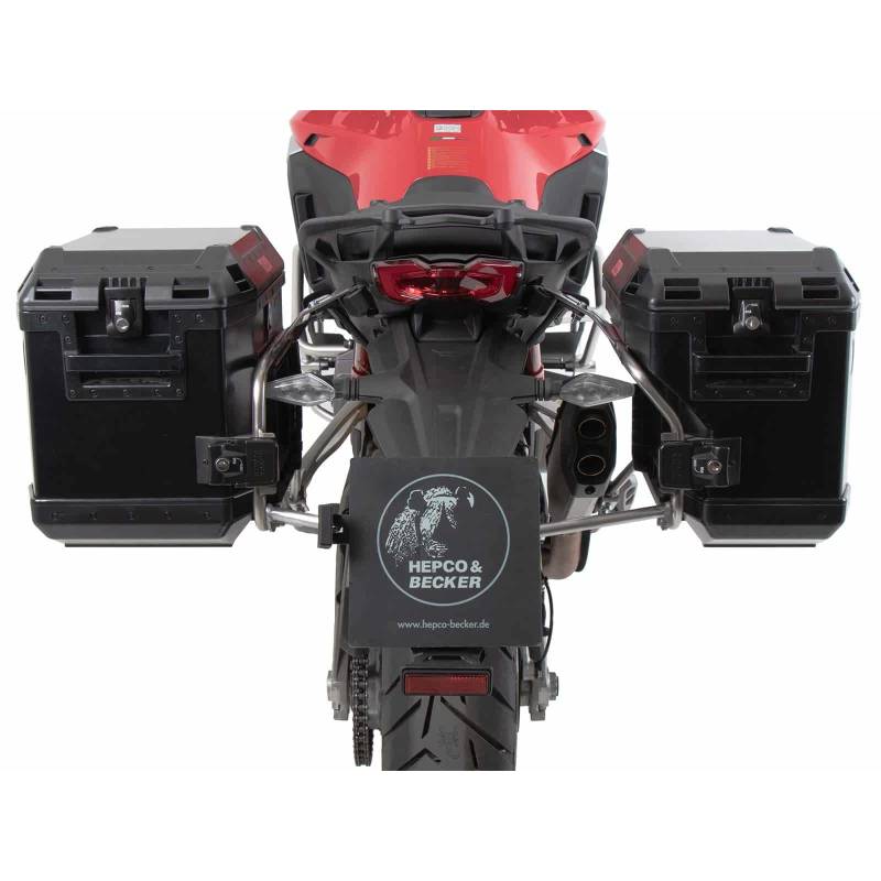 Kit valises valises latérales Ducati Multistrada V4 / S / Pikes Peak / Rally / RS (2025-) / Hepco Becker Noir Kit valises valises latérales Ducati Multistrada V4 / S / Pikes Peak / Rally / RS (2025-) / Hepco Becker Noir