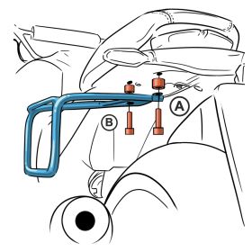 Kit sacoche Toile GAUCHE BMW R12 NineT - Unit Garage Scram Toile 22-30L