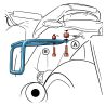 Kit sacoche DROITE BMW R12 NineT - Unit Garage Khali