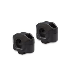 Réhausseur de guidon Diamètre 22 mm H20 mm. Noir.