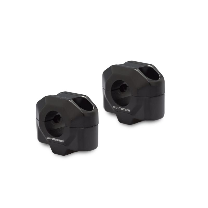 Réhausseur de guidon Diamètre 22 mm H20 mm. Noir. Réhausseur de guidon Diamètre 22 mm H20 mm. Noir.