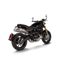 Double Silencieux Homologué Ducati Scrambler 1100 (21-24) - Akrapovic Titane