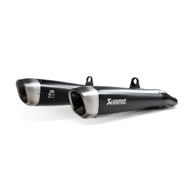 Double Silencieux Homologué Triumph Street Twin 900 (16-20) - Akrapovic Titane