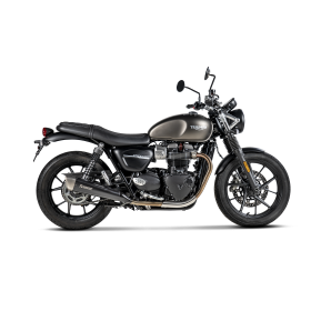 Double Silencieux Homologué Triumph Street Twin 900 (16-20) - Akrapovic Titane